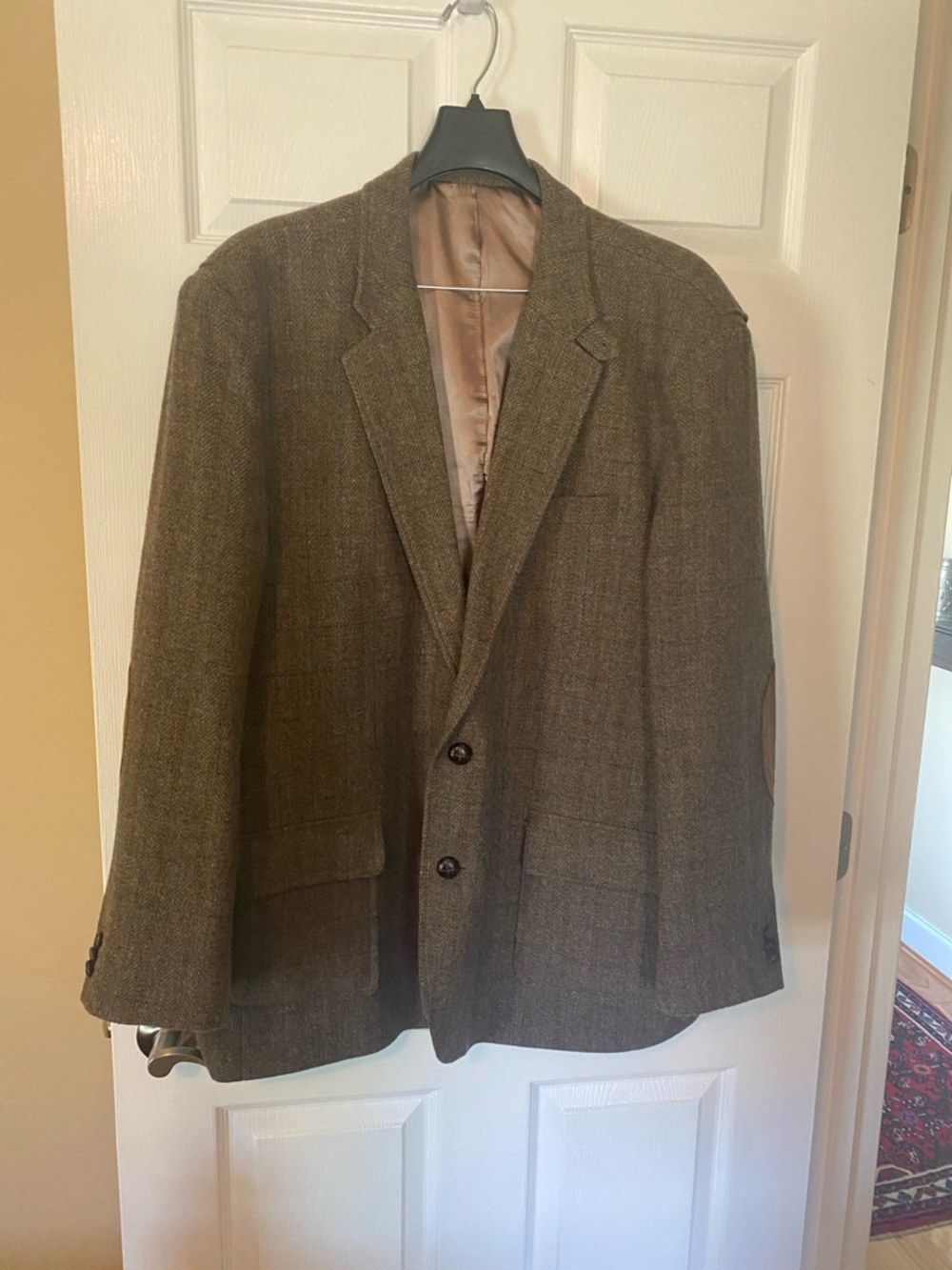 Woolrich Brown Tweed Sport Coat - Two-Button Blazer